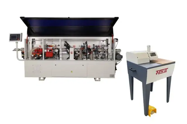 Кромкооблицовочный станок MAST Holztechnik K308 + машина для обрезки углов (для ПВХ-лент) FN 1000 1