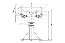 Сварочный кронштейн METCOR WTR450 7