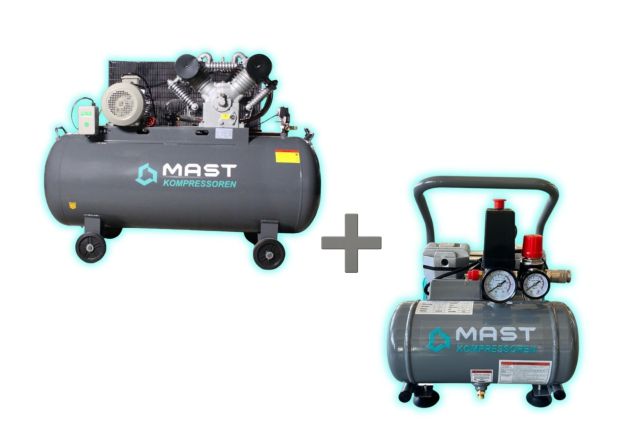 Поршневой компрессор MAST 2105/500L 400V +...