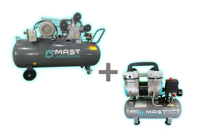 Поршневой компрессор MAST TA90/300L 400V +...