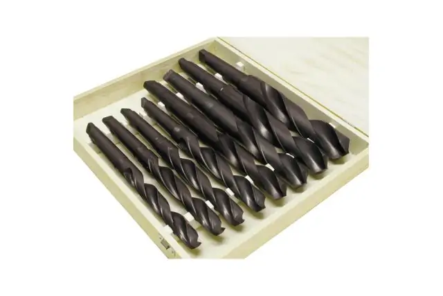 Комплект спіральних свердел 24-44 мм КМ3-КМ4 швидкорізальна сталь 8 шт. Holzmann SPS MK34 2