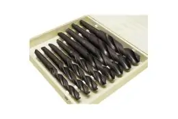 Комплект спіральних свердел 24-44 мм КМ3-КМ4 швидкорізальна сталь 8 шт. Holzmann SPS MK34 2