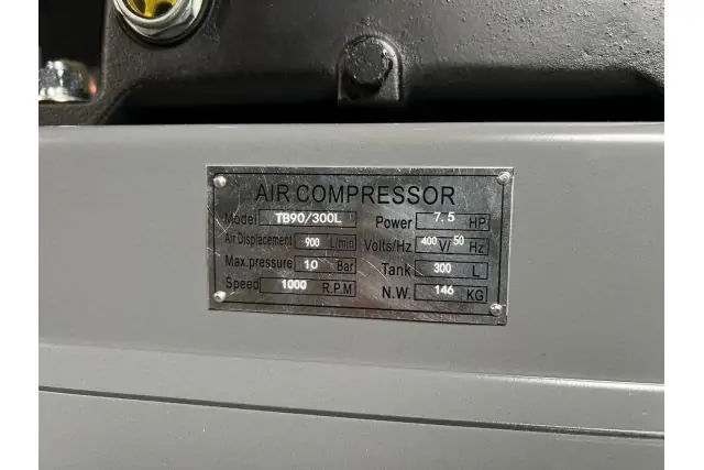 Поршневий компресор Mast TB90/300L 400V 19