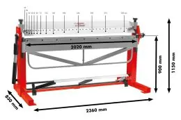 Листозгинальний верстат Holzmann AKM 2020 3