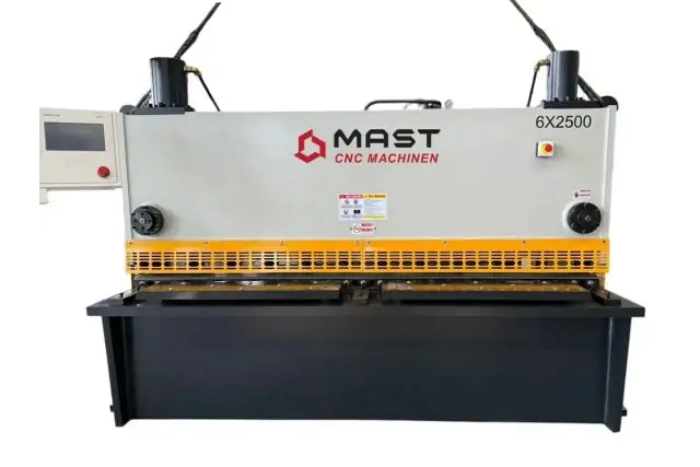 Гідравлічні гільйотинні ножиці MAST CNC MACHINEN QC11K-6X2500 з TP10S 1