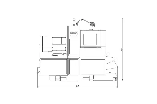 Токарний верстат ЧПУ швейцарського типу BYSK B20 10
