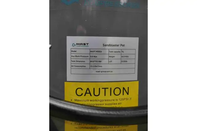 Пескоструйный аппарат напорного типа MAST MSB26 (80 л) 7