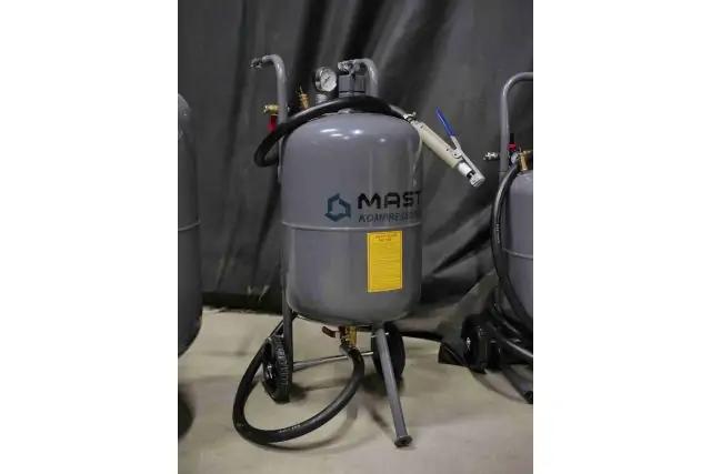 Напорный пескоструйный аппарат MAST MSB10 (37 л) 7