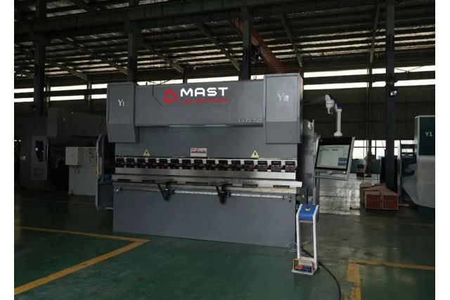 Електро-гідравлічний листозгинальний прес WE-110T/3200 4+1 Axis з DELEM DA53TX 2D 4