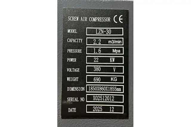 Винтовой компрессор 16 Бар Mast LZN-30 COMBO inverter (осушитель + резервуар 500 л) 10
