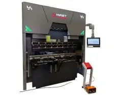 Електрогідравлічний листозгинальний прес з ЧПК MAST CNC Machinen WBD-80Tx1600 з DELEM DA-53TX