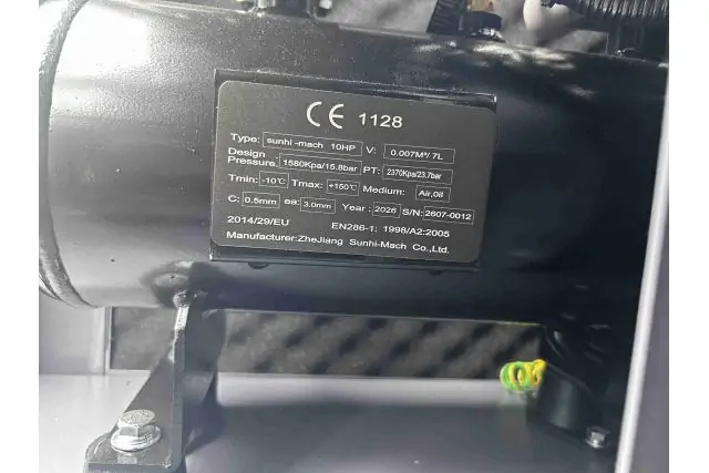 Гвинтовий компресор Mast GBE-10 Inverter (з ресивером 130 л) 9