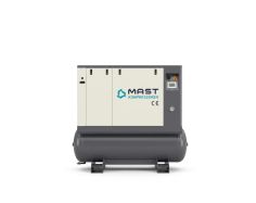 Гвинтовий компресор Mast SPM-15DT 10BAR (осушувач + ресивер 500 л)