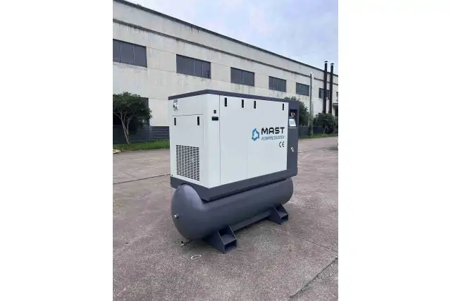 Винтовой компрессор Mast SPM-15DT 10BAR (осушитель + резервуар 500 л) 2