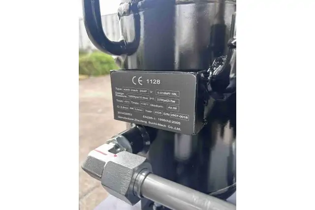 Винтовой компрессор Mast SPM-15DT 10BAR (осушитель + резервуар 500 л) 22