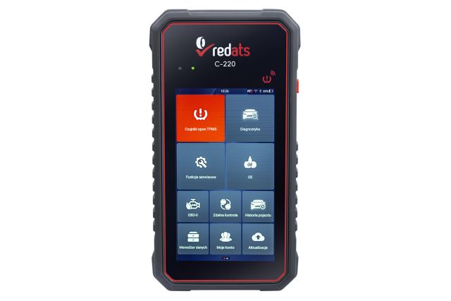 Діагностичний пристрій системи TPMS та датчиків тиску REDATS C-220 2