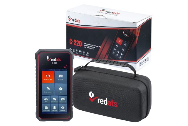Діагностичний пристрій системи TPMS та датчиків тиску REDATS C-220 15