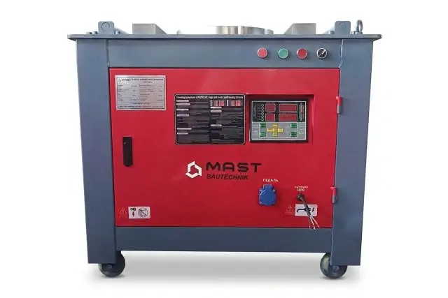 Станок для гибки арматуры MAST Bautechnik GW50CNC 1