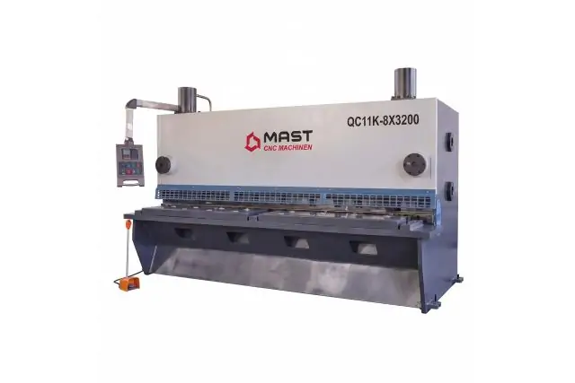 Гідравлічні гільйотинні ножиці MAST CNC MACHINEN QC11K-8X3200 з TP10S 1