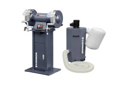 Дводискова шліфувальна машина CORMAK M300S з підставкою та аспірацією MDC750 400V 1