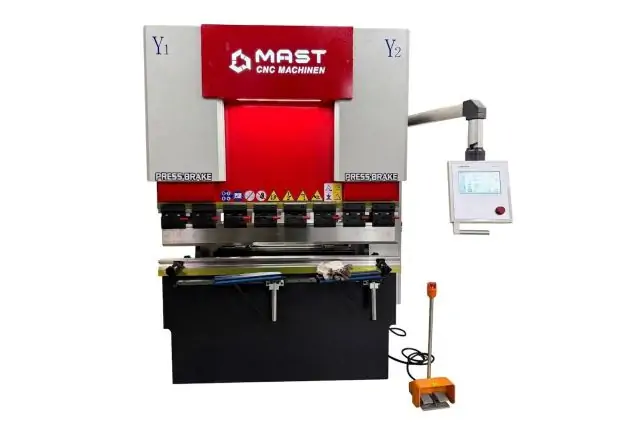 Гідравлічний листозгинальний прес MAST CNC Machinen SPS-63T/1600 з TP10S  1