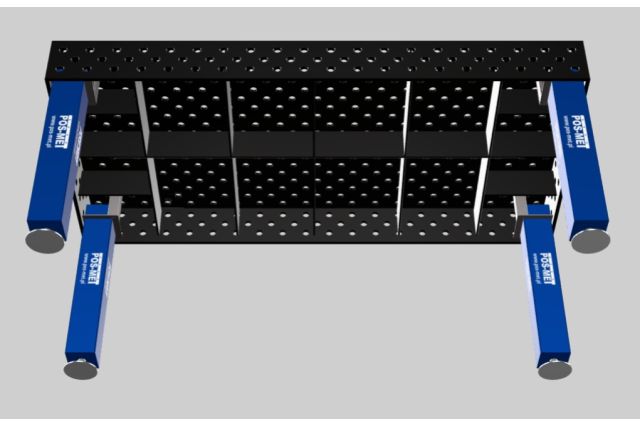 Сварочный стол POS-MET EXTREME 28 мм - 2000×1000 мм 2