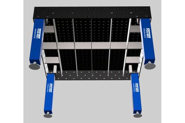 Зварювальний стіл POS-MET STANDARD 16 мм - 1490х1490 мм 2