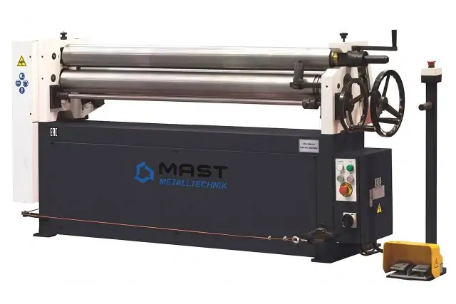 Електромеханічний вальцювальний верстат MAST Metalltechnik M-ESR-1550x3,5 1