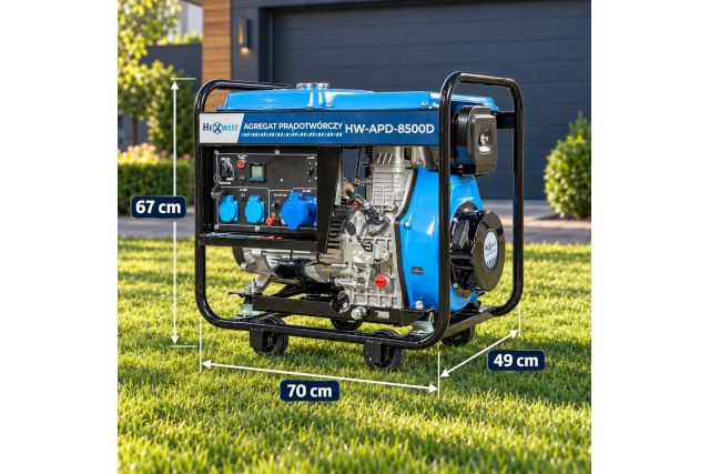 Дизельний генератор HEXWELT HW-APD-8500D 6