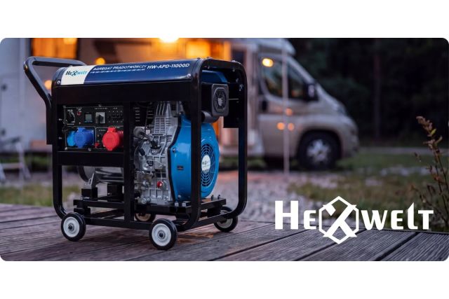 Дизельный генератор HEXWELT HW-APD-11000D 11