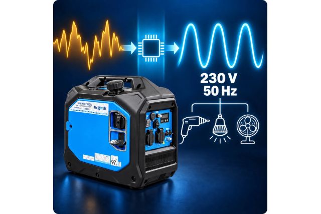 Інверторний генератор HEXWELT HW-API-2500IS 9