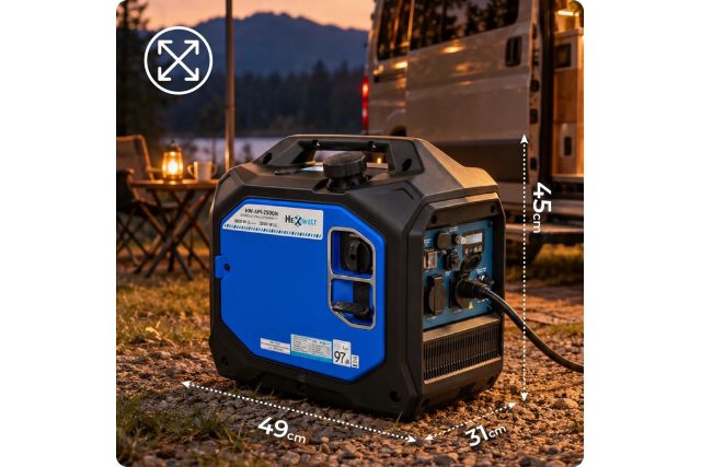 Інверторний генератор HEXWELT HW-API-2500IS 12