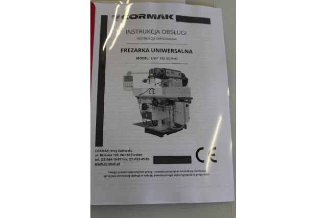 Універсальний фрезерний верстат CORMAK UWF 150 SERVO