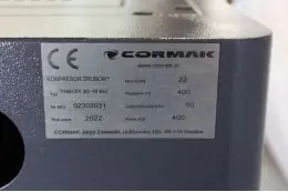 Гвинтовий компресор з інвертором CORMAK THEOR 30 -10 7