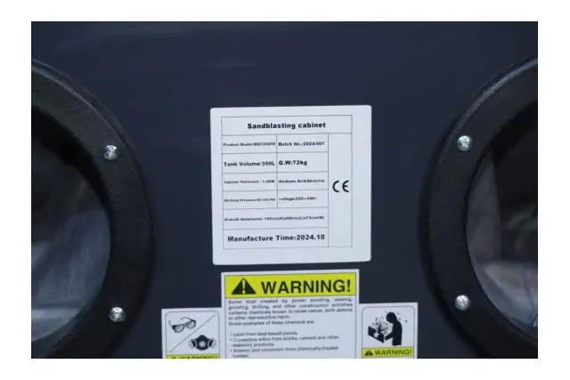 Піскоструйна камера MAST MSC350FD+DC15 (передні дверцята) 9