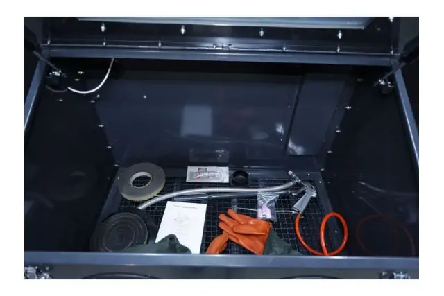 Пескоструйная камера MAST MSC220TD+DC15 (верхние дверцы) 12