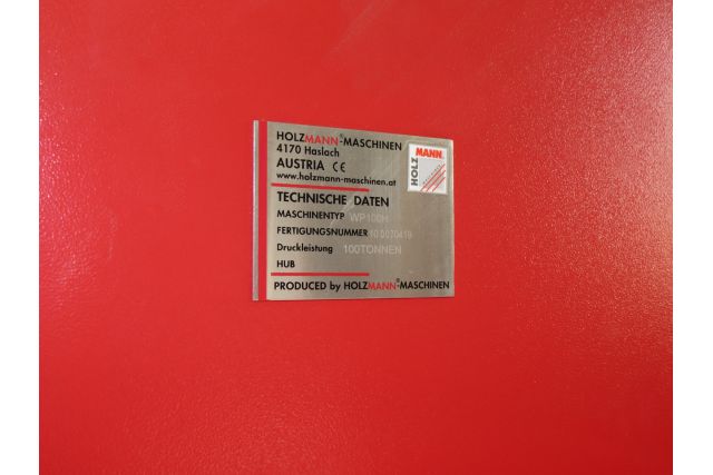 Пресс гидравлический Holzmann WP 100H