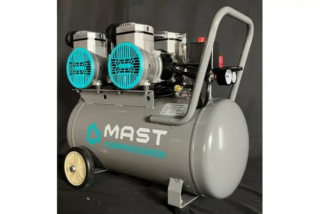 Безмасляний поршневий компресор Mast MOF1680/2x1500-50L 2