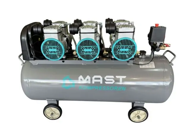 Безмасляний поршневий компресор Mast MOF1680/3x1500-120L 1