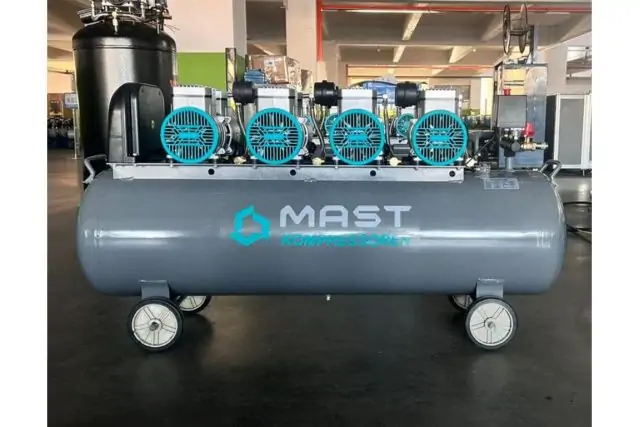 Безмасляний поршневий компресор Mast MOF1680/4x1500-160L 14
