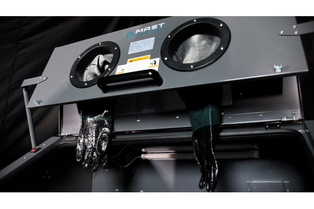 Пескоструйная камера MAST MSC450FD+DC15 (передняя дверца) 8
