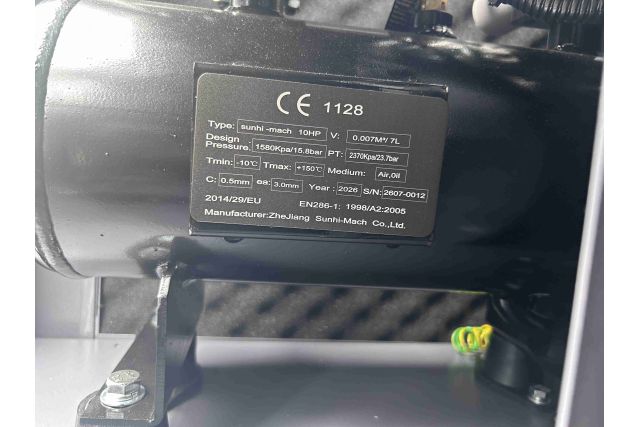 Винтовой компрессор Mast GBE-10 Inverter (с резервуаром 130 л) 9