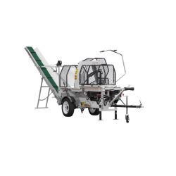 Машини для порізки та коління дров з конвеєром