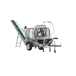 Машини для порізки та коління дров з конвеєром