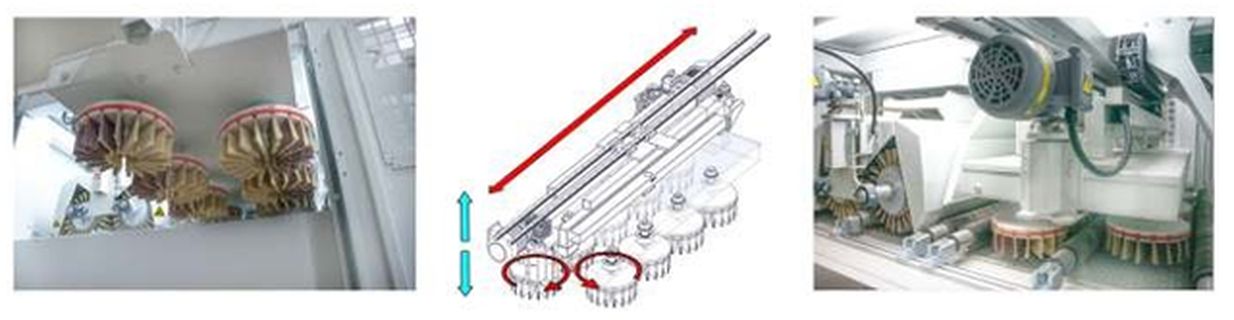 Автоматический щеточно-шлифовальный станок KA-MA KR FZM 1300-1 150