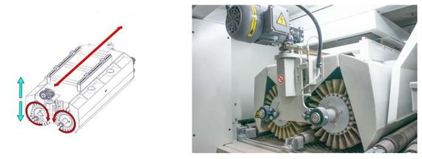 Автоматический щеточно-шлифовальный станок KA-MA KR FZM 1300-1 151