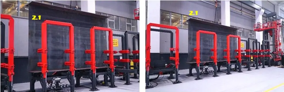 Лінія зварювання двотаврової балки 12м Akyapak HBW 2000x1000 950