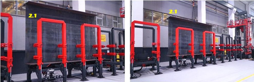 Лінія зварювання двотаврової балки 12м Akyapak HBW 2000x1000 951