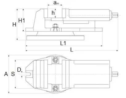 Тиски станочные 5006